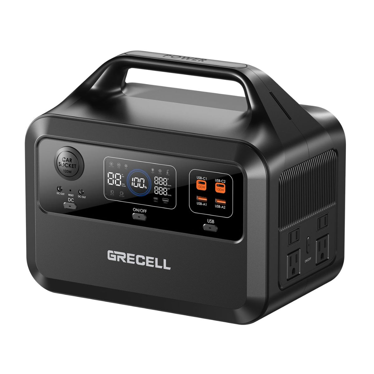 GRECELL Portable Power Station 600W