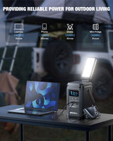 GRECELL 240W Portable Power Station for Outdoor Use