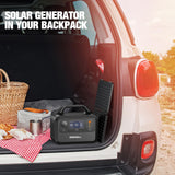 GRECELL Solar Generator with 40W Solar Panel