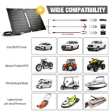25W Solar Battery Charger Maintainer