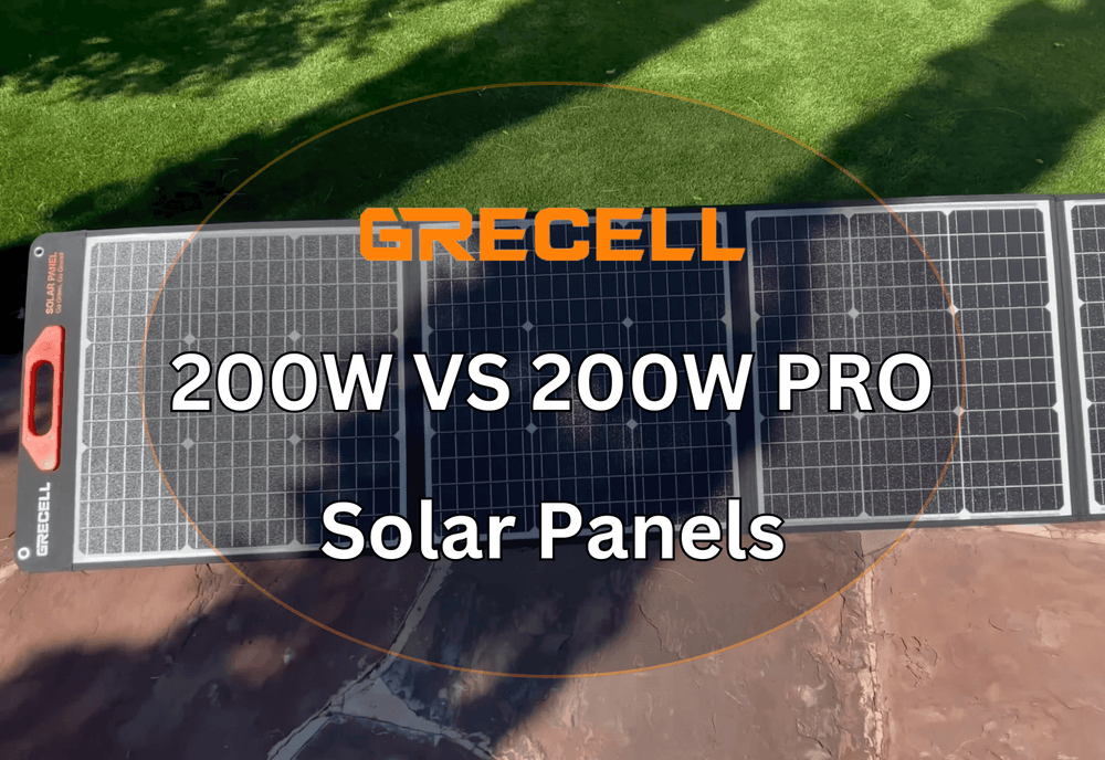 Grecell Solar Panels: 200w pet vs 200w Pro etfe
