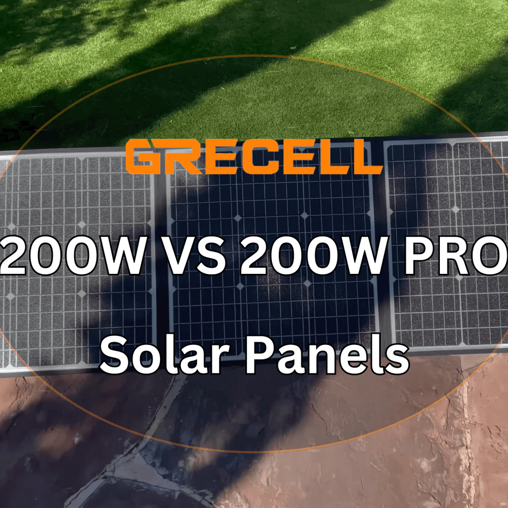Grecell Solar Panels: 200w vs 200w Pro