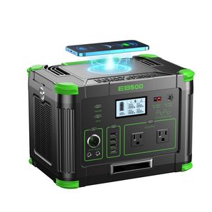 500W Portable Power Station, Solar Generator 519.48Wh Lithium Battery Power
