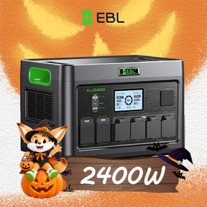 GRECELL 2400W Portable Power Station for Home Backup, Camping & RV Travel