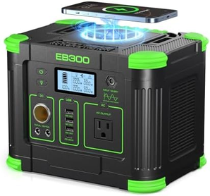 GRECELL 330W Portable Power Station 288.6Wh Solar Generator