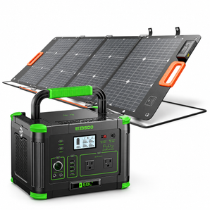 GRECELL 500W Portable Power Station with 120W Solar Panel for Camping, RV, Emergency Backup & Outdoor Adventures (Copy)