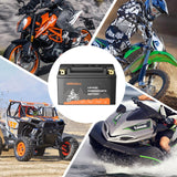 GRECELL YTZ14S-BS Lithium 12V 6Ah Motorcycle Battery