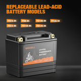 GRECELL YTZ14S-BS Lithium 12V 6Ah Motorcycle Battery