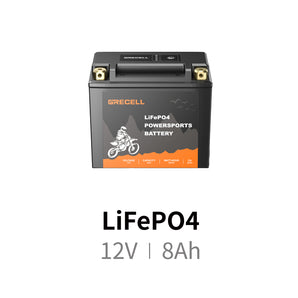 GRECELL YTX20HL-BS Lithium 12V 8Ah Motorcycle Battery