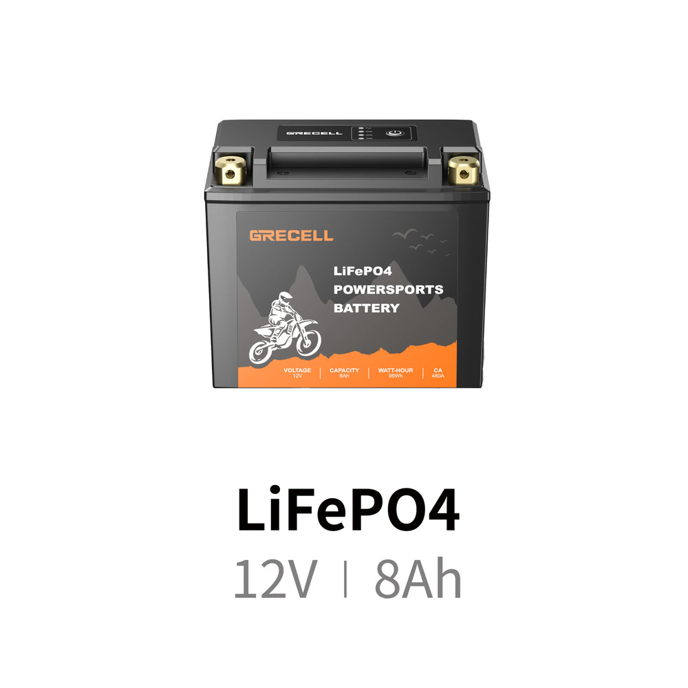 GRECELL YTX20HL-BS Lithium 12V 8Ah Motorcycle Battery