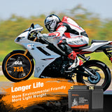GRECELL Lithium 12V 2.5Ah Motorcycle Battery