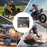 GRECELL Lithium 12V 2.5Ah Motorcycle Battery