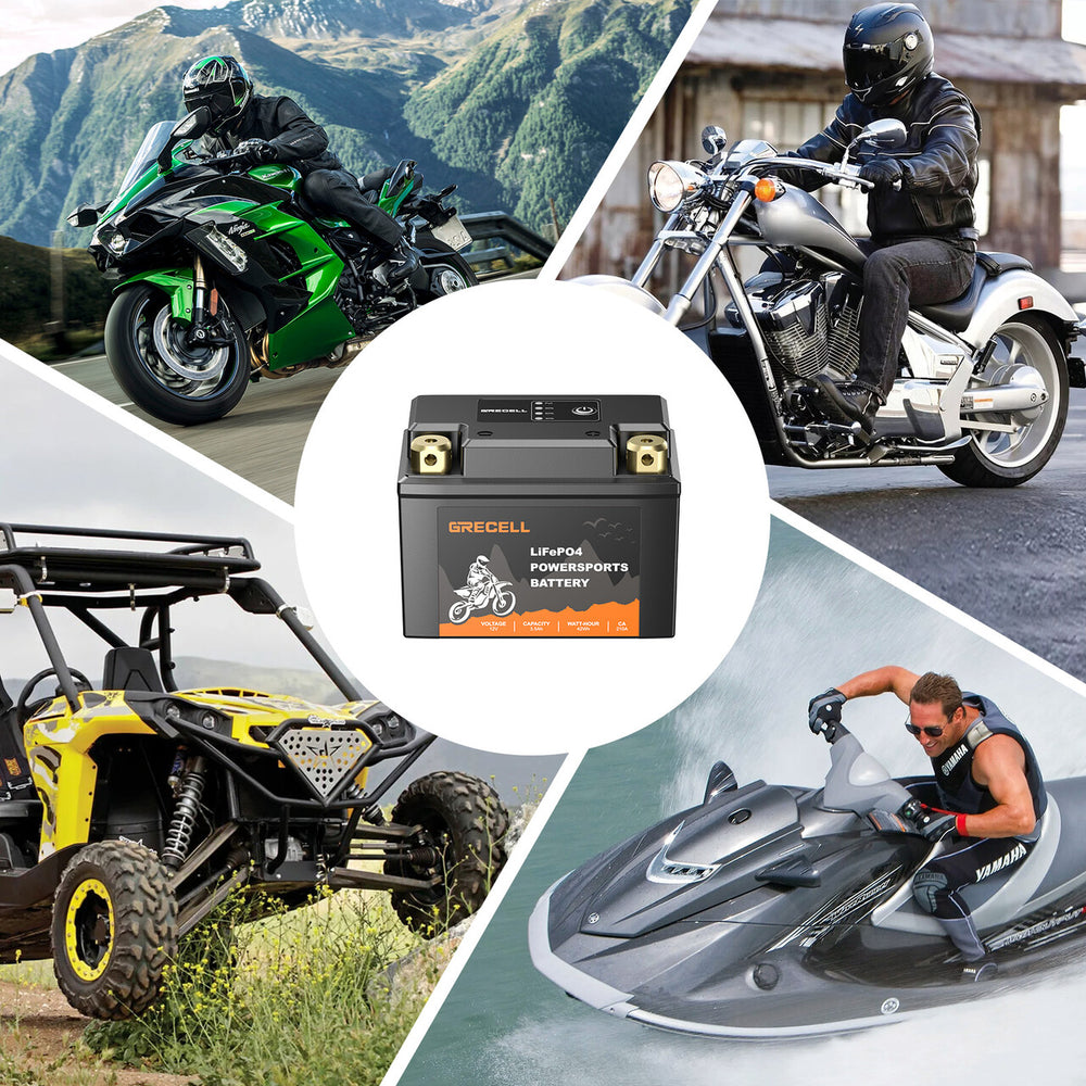 
                  
                    GRECELL Lithium 12V 3.5Ah Motorcycle LiFePO4 Battery
                  
                