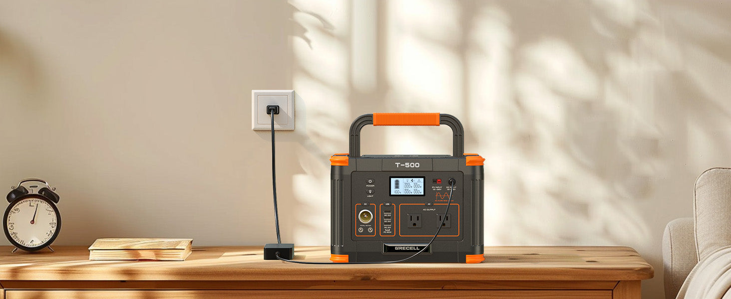 Portable Power Station 500W For Outdoor activity - GRECELL