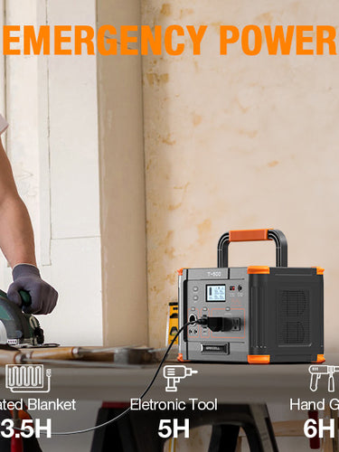 Portable Power Station 500W for Emergency Situations