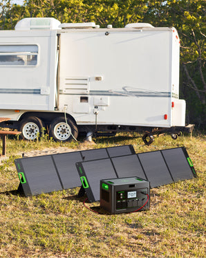 2400W Portable Power Station 1843.2Wh Solar Generator for Home Use Outdoor