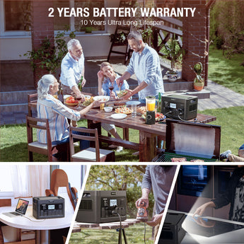 GRECELL Portable Power Station 2400W