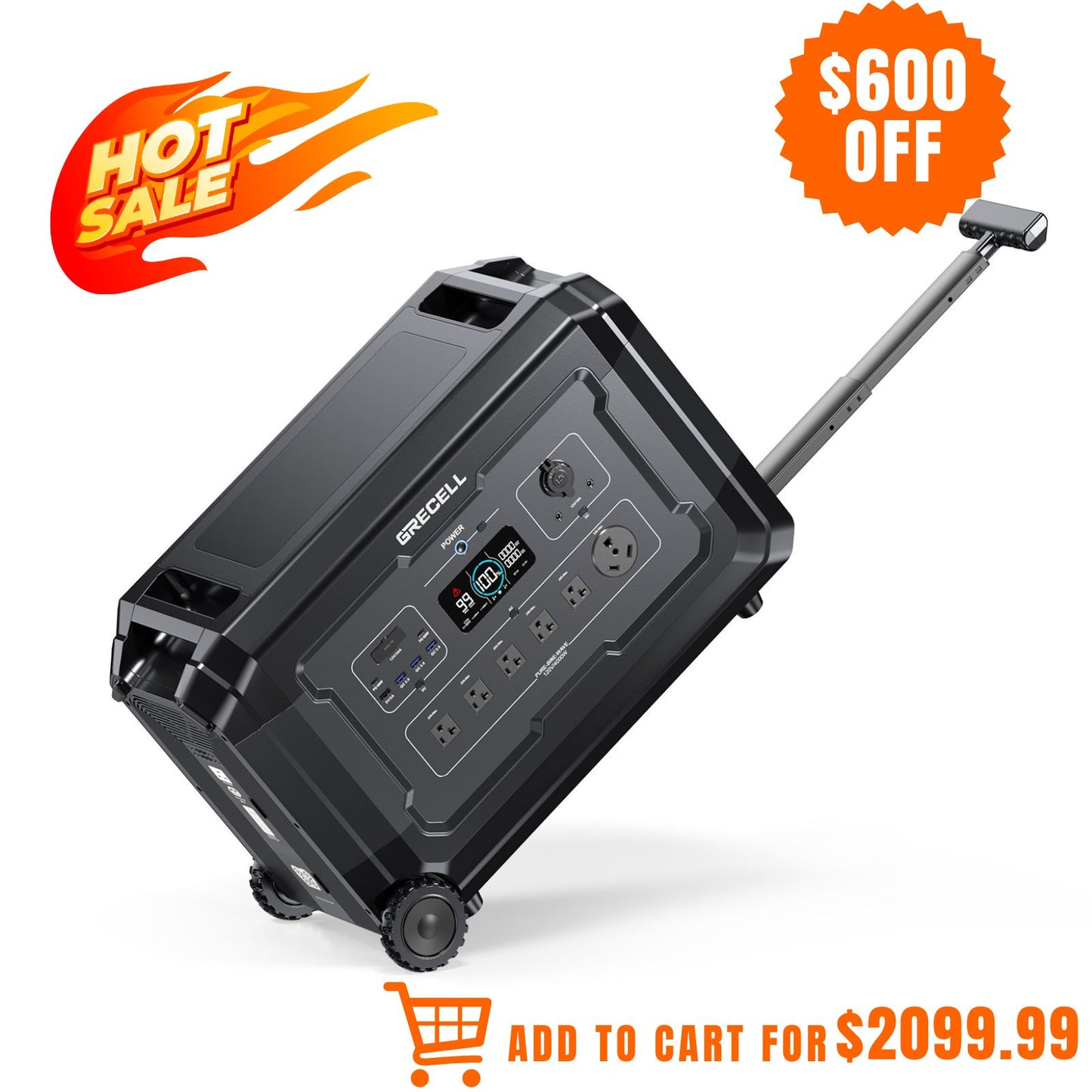 
                  
                    GRECELL Portable Power Station 4000W
                  
                