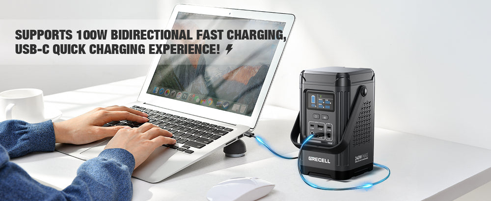 GRECELL 240W Portable Power Station