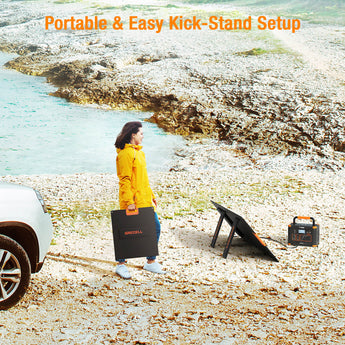 GRECELL 100W Portable Solar Panel
