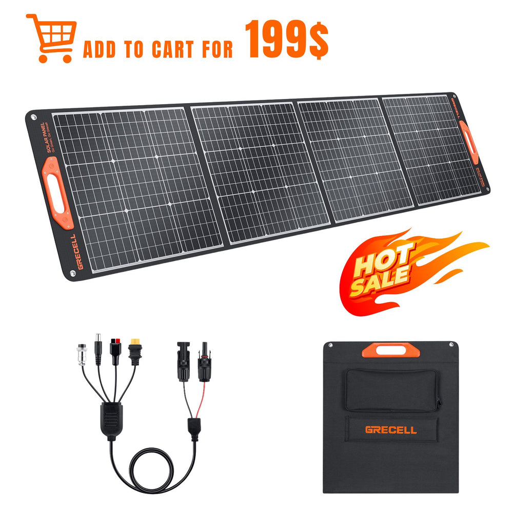 GRECELL 200W PRO Portable Solar Panel
