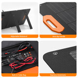 GRECELL Solar Panel 100W with MC-4 Fast Charger