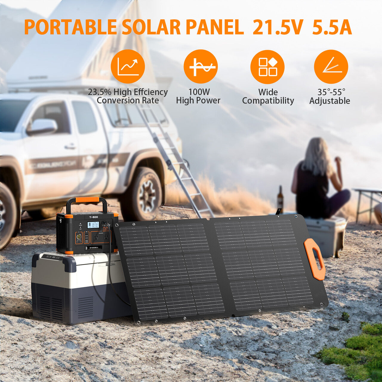 
                  
                    GRECELL Solar Panel 100W with MC-4 Fast Charger
                  
                