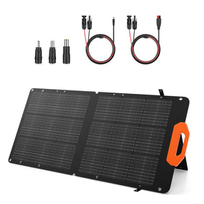 GRECELL Solar Panel 100W with MC-4 Fast Charger