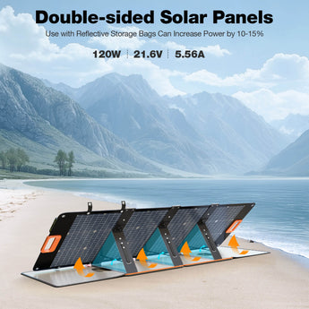 GRECELL 120W Bifacial Solar Panel