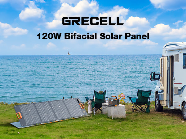 GRECELL 120W Bifacial Solar Panel