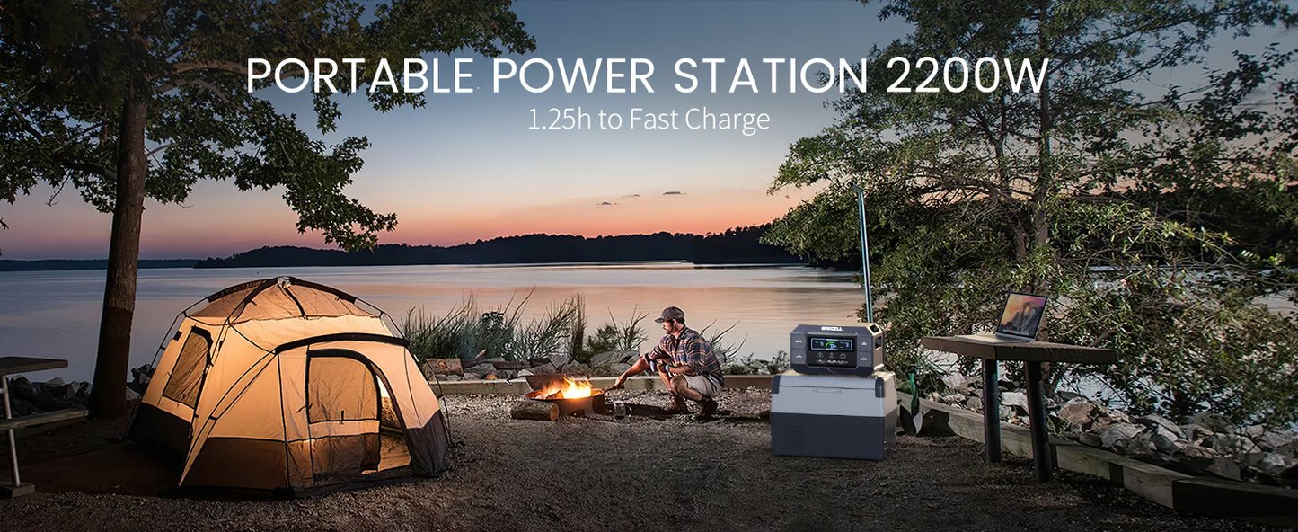 GRECELL Portable Power Station 2200W