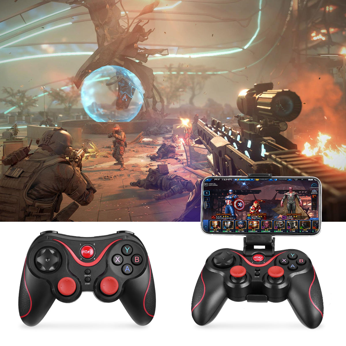 
                  
                    BEYGO Wireless Bluetooth Mobile Controller Gamepad for IOS /Android Tablet Smart Phone
                  
                