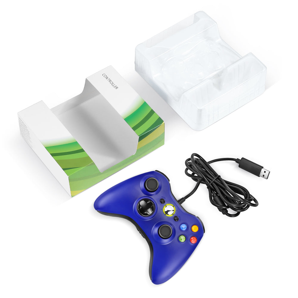 
                  
                    USB Wired Controller Gamepad for Microsoft Xbox 360 Console PC Win 7 8 10 Blue
                  
                