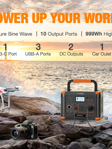 GRECELL T-1000 Portable Power Station
