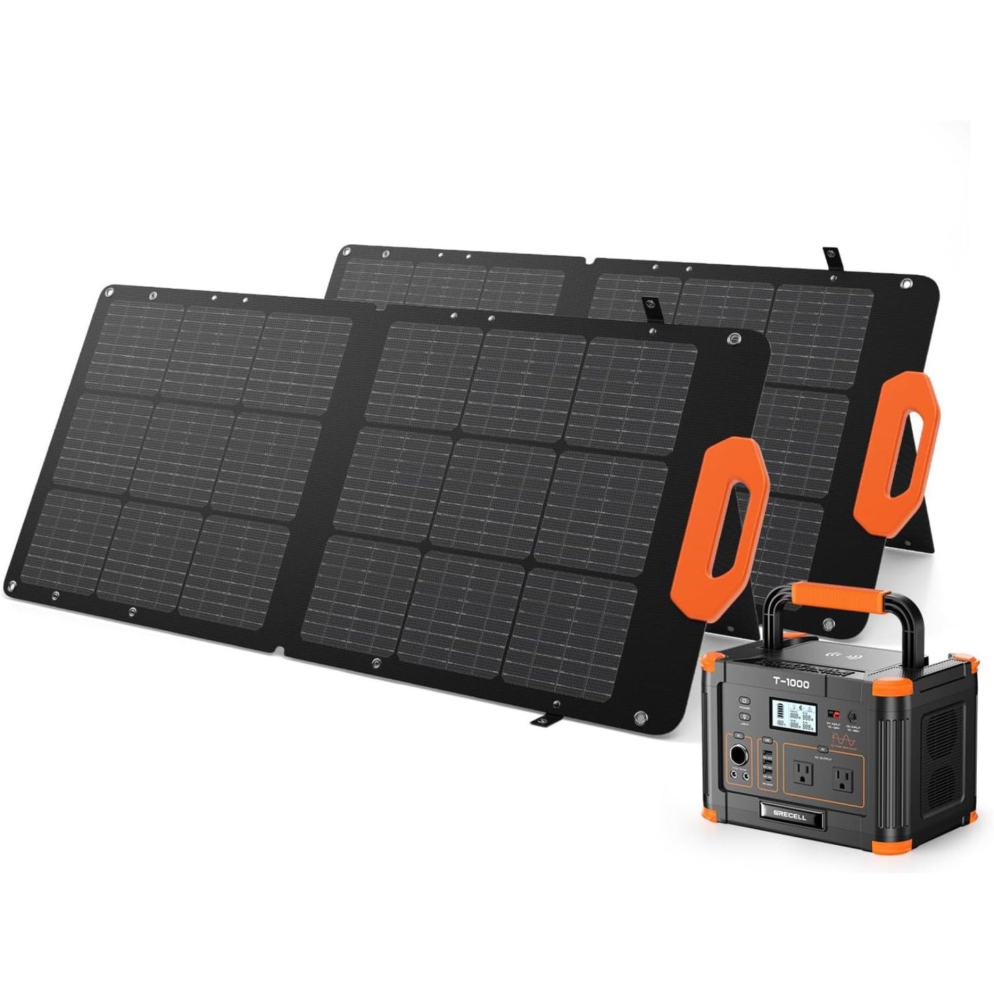 
                  
                    GRECELL 1000W Portable Power Station With Foldable Solar Panel
                  
                
