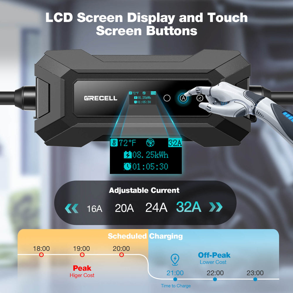 
                  
                    GRECELL Level 2 EV Charger for Tesla
                  
                