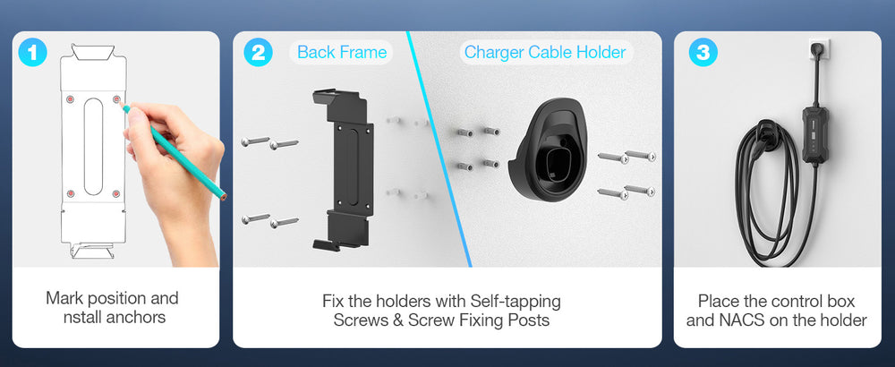 GRECELL Level 2 EV Charger for Tesla