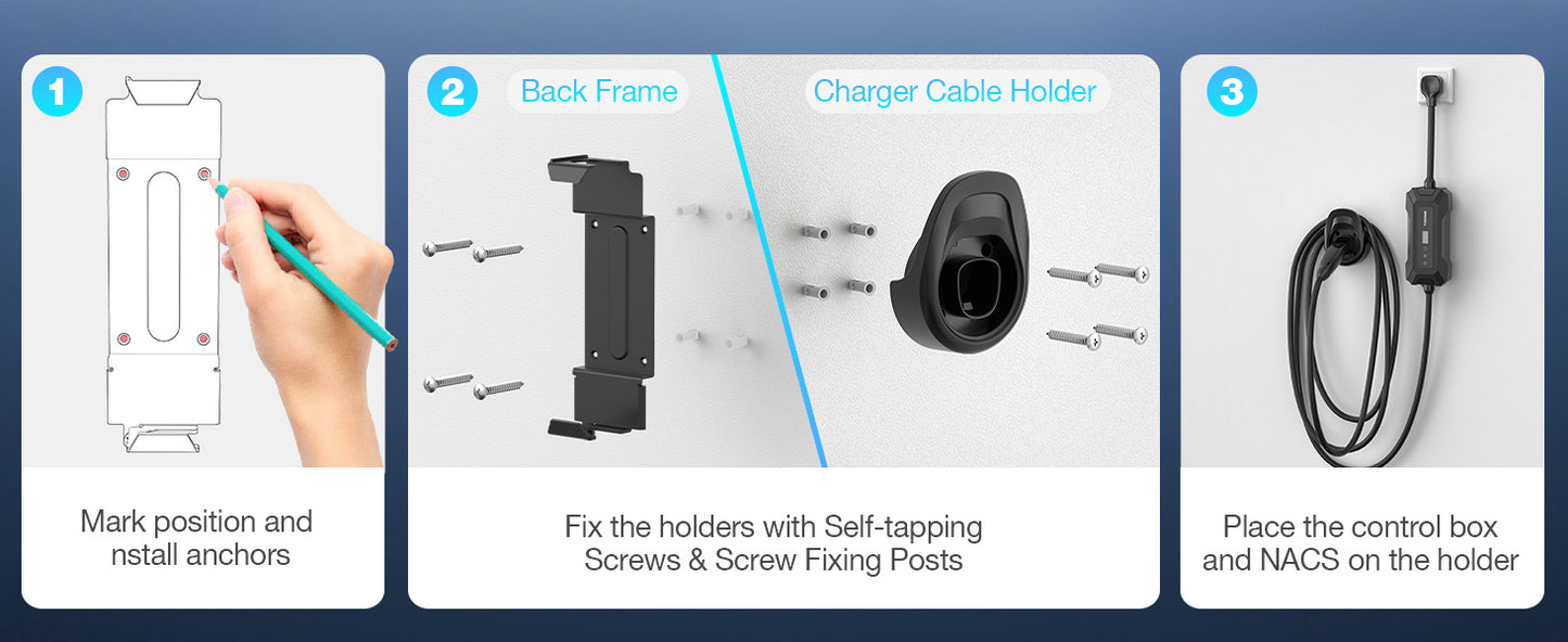 GRECELL Level 2 EV Charger for Tesla