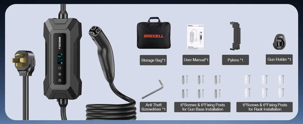 GRECELL Level 2 EV Charger for Tesla