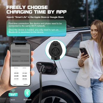 GRECELL 48A Level 2 EV Wall Charger