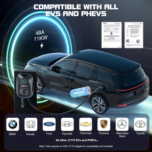 GRECELL 48A Level 2 EV Wall Charger