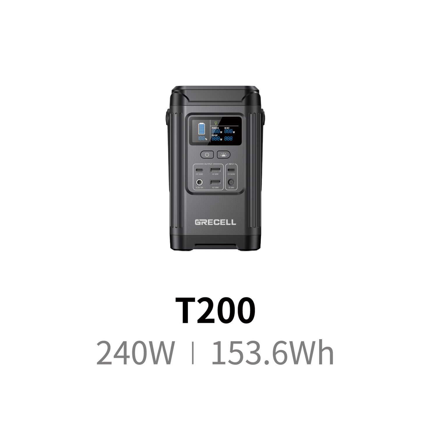 
                  
                    GRECELL 240W Portable Power Station
                  
                