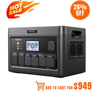 GRECELL Portable Power Station 2400W