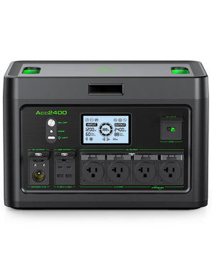 2400W Portable Power Station 1843.2Wh Solar Generator For Home Battery