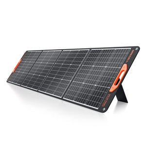 GRECELL 200W Portable Solar Panel for Power Station, Foldable High-Efficiency Solar Charger for Camping, RV, Van, Boat & Off-Grid Power