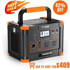 GRECELL Portable Power Station 1000W